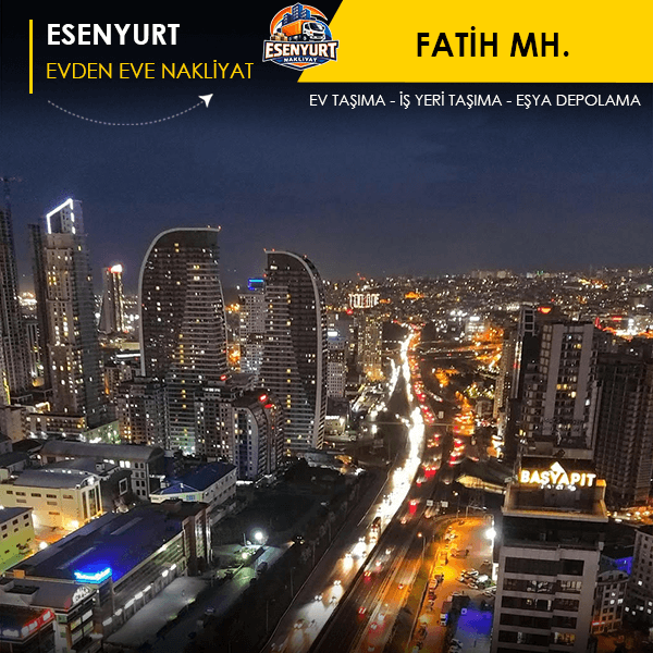 Fatih Mahallesi’nde güvenli ve pratik taşınma hizmeti.