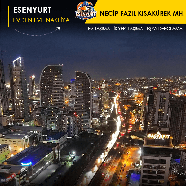 Necip Fazıl Kısakürek Mahallesi'nde özenli taşıma.